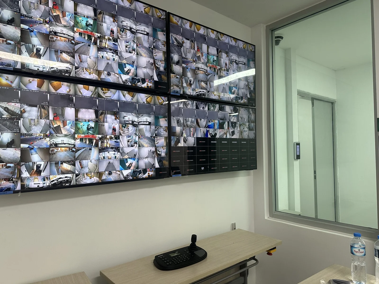 Integrated CCTV monitoring room